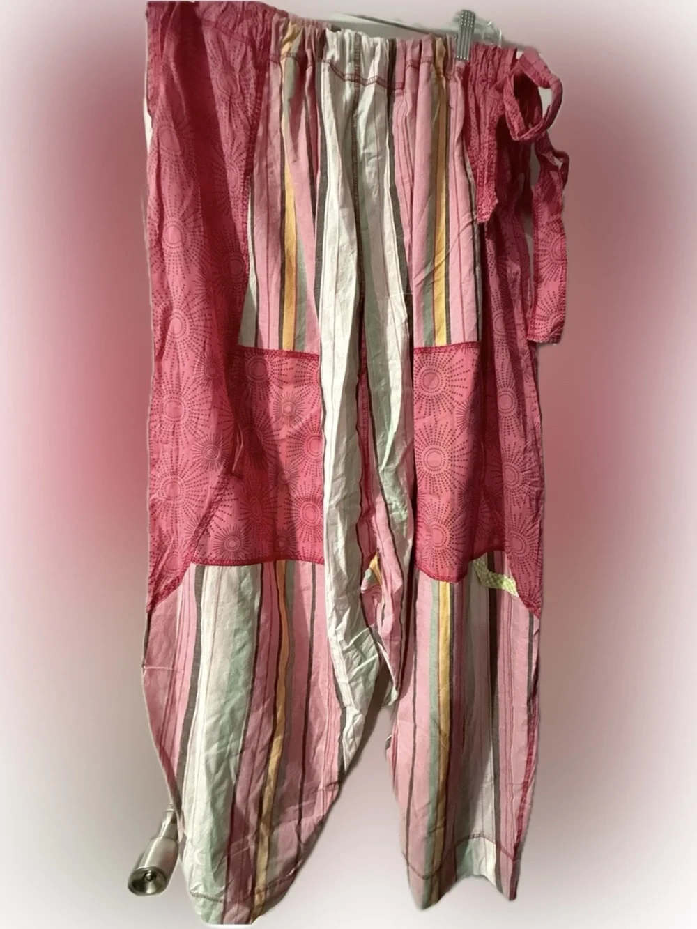 Free People Intimately Dream In Color Convertible Jumpsuit Harem Pants 12 - Picture 5 of 9